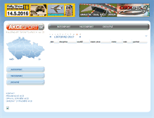 Tablet Screenshot of akcesport.cz